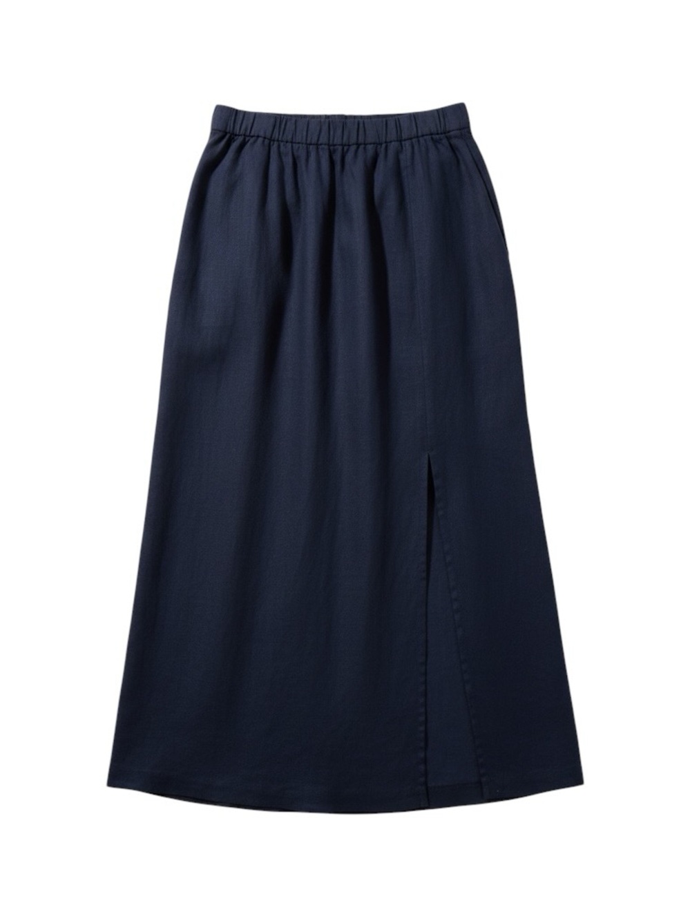 Quince 100% European Linen Maxi Skirt Deep Navy Size Large